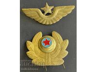41507 Bulgaria cocardă pentru șapcă Forțele Aeriene și aviație civilă
