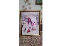 Tablou, portret de femeie 80/60