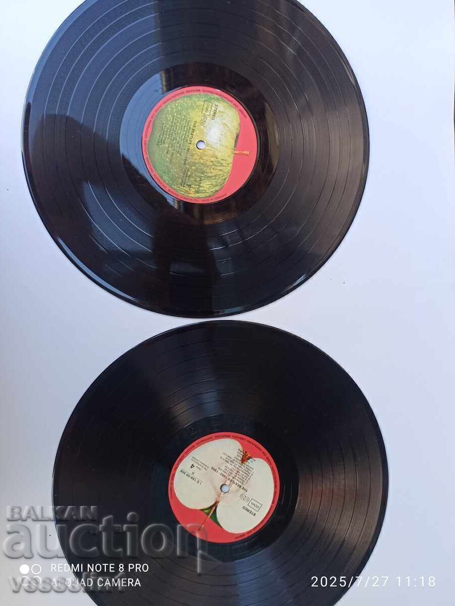 Παράδοση 2 παλιά δίσκοι βινυλίου των Beatles (δίσκος βινυλίου Beatles)