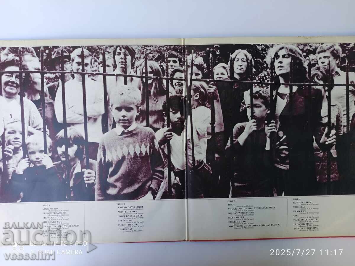 2 discuri de vinil vechi The Beatles vinil Beatles disc cu preț 60.00 BGN | € 30.68