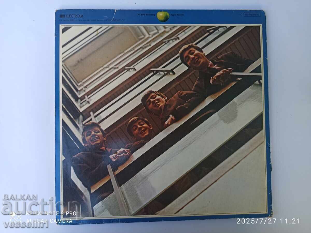 Licitație 2 discuri de vinil vechi The Beatles vinil Beatles disc