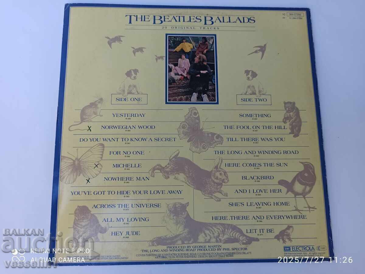 Old gramophone record of The Beatles vinyl Beatles record with price € 15.34 | 30.00 BGN