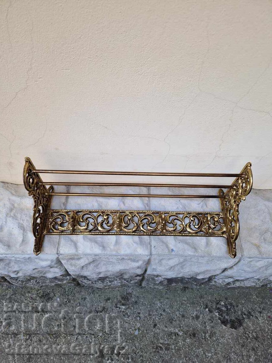 Livrarea Umeraș de perete metalic antic, superb Livrarea Umeraș de perete metalic antic, superb