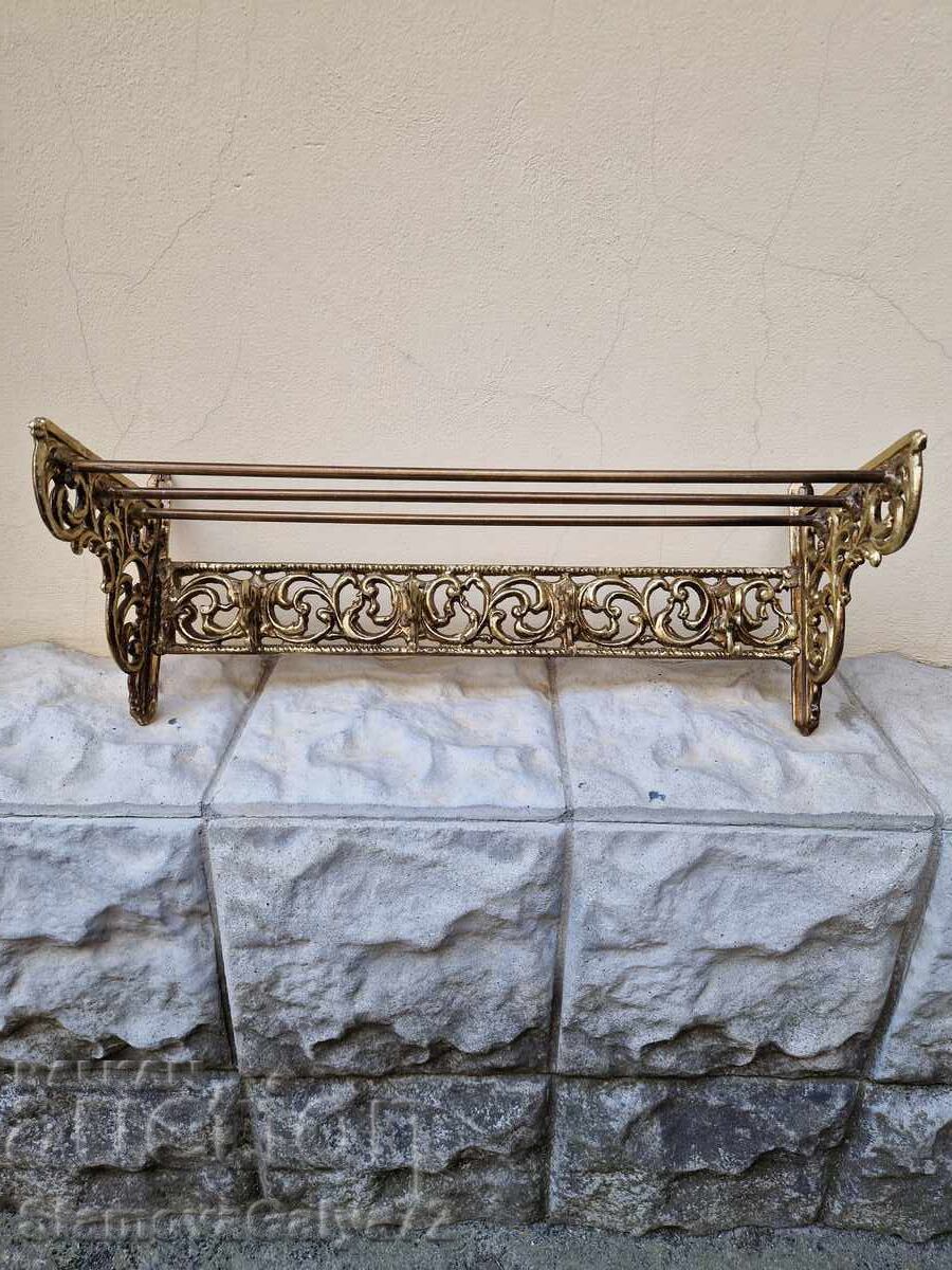 Umeraș de perete metalic antic, superb - 5 Umeraș de perete metalic antic, superb - 5