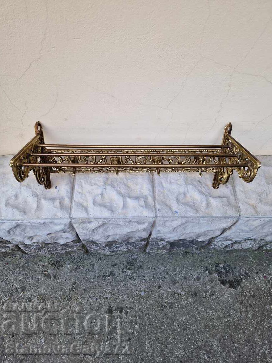 Umeraș de perete metalic antic, superb - 6 Umeraș de perete metalic antic, superb - 6