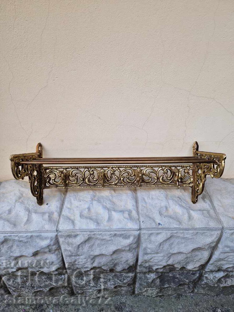 Umeraș de perete metalic antic, superb - 7 Umeraș de perete metalic antic, superb - 7