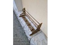 Excellent antique metal wall hanger