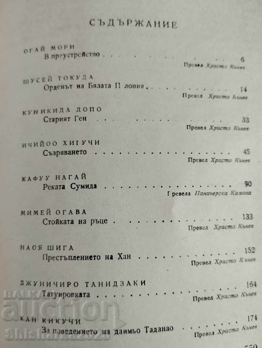 Delivery of Japanese Short Stories