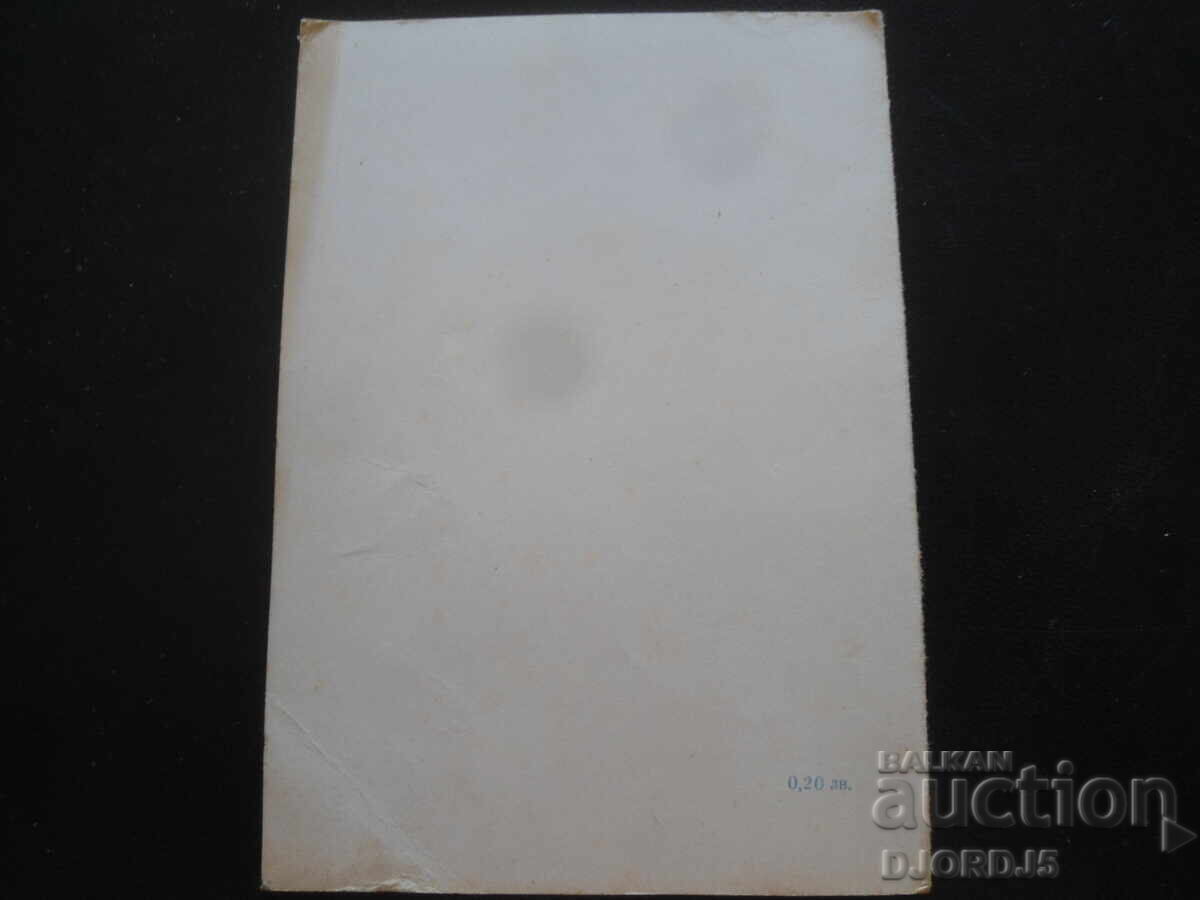 Auction  Old Bulgarian New Year's card