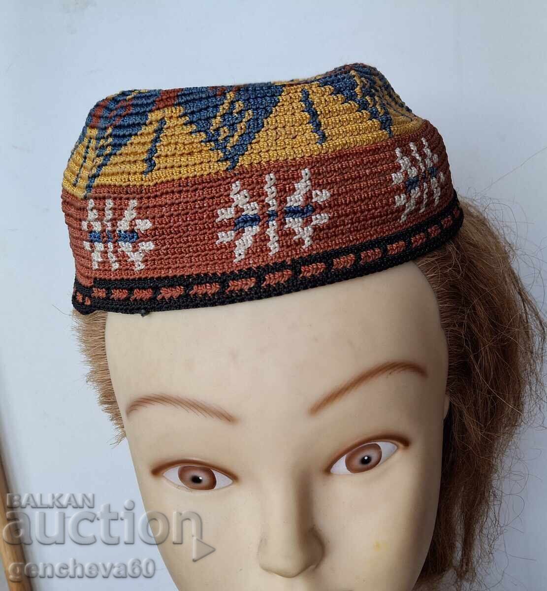 Vintage hand-knitted tubeteika - 5 Vintage hand-knitted tubeteika - 5