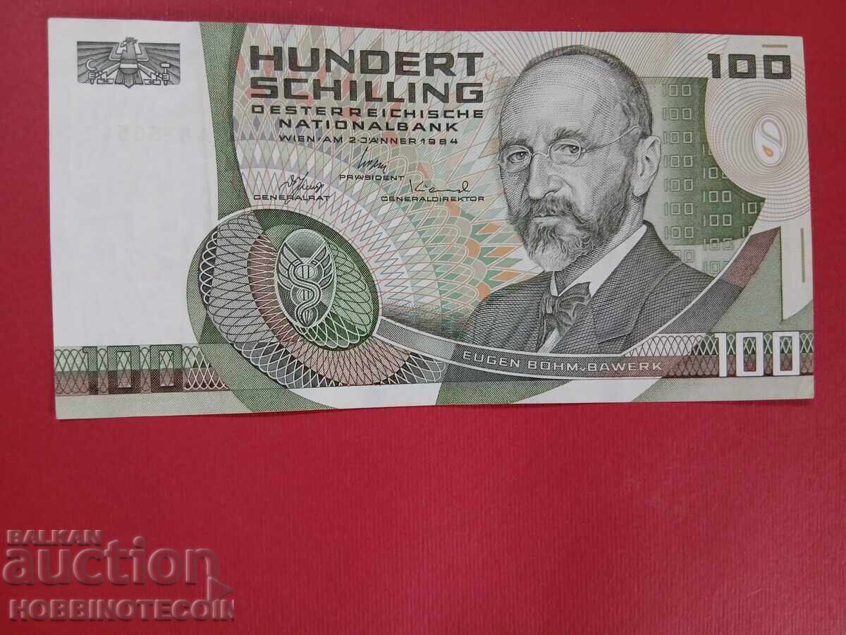 АВСТРИЯ AUSTRIA 100 Шилинга емисия issue 1984