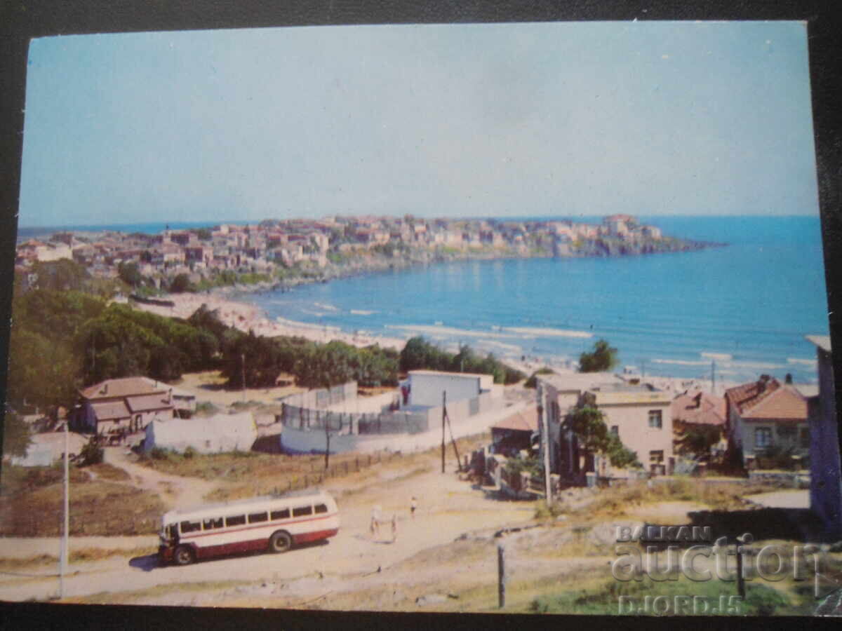 СОЗОПОЛ. Общ изглед, Стара картичка