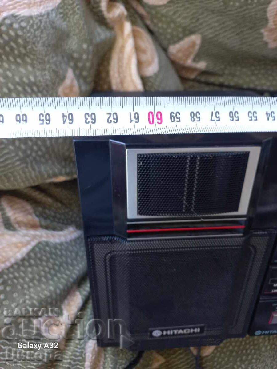 TWO-CASSETTE RADIO CASSETTE RECORDER HITACHI TRK-W 550 - 6 TWO-CASSETTE RADIO CASSETTE RECORDER HITACHI TRK-W 550 - 6