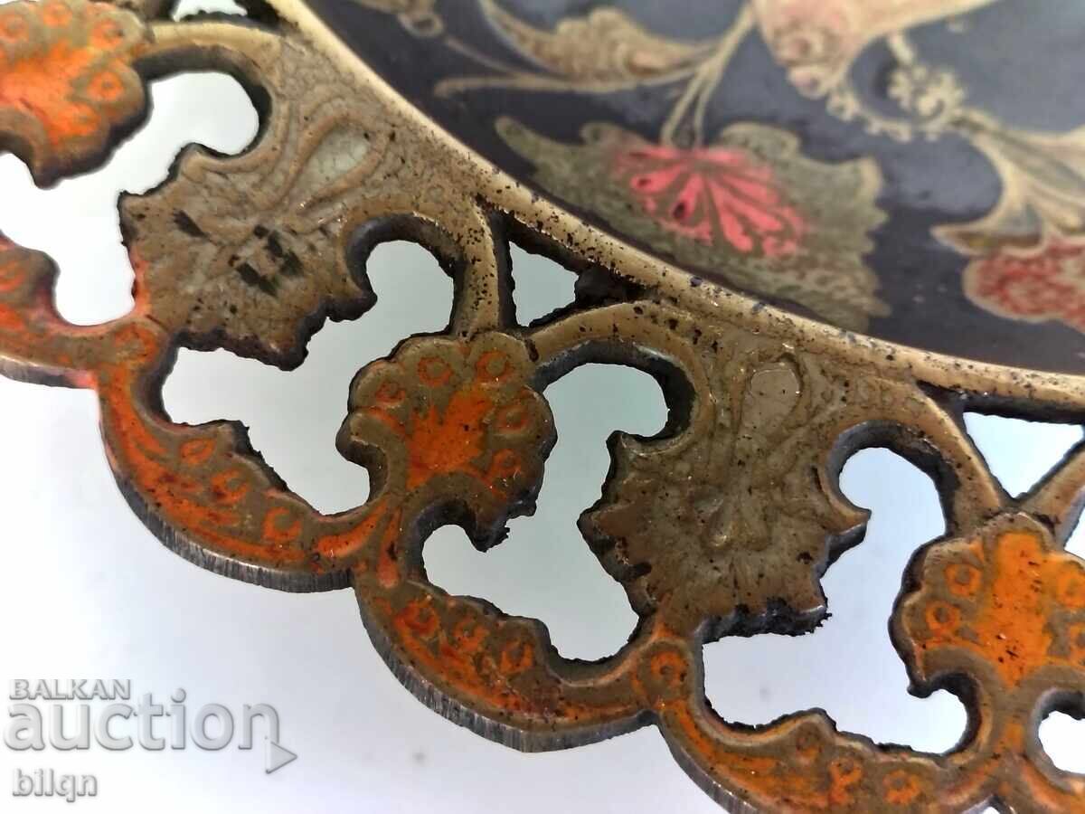 Παράδοση Υπέροχο Παλιό Χάλκινο Σκεύος - Φρουτιέρα