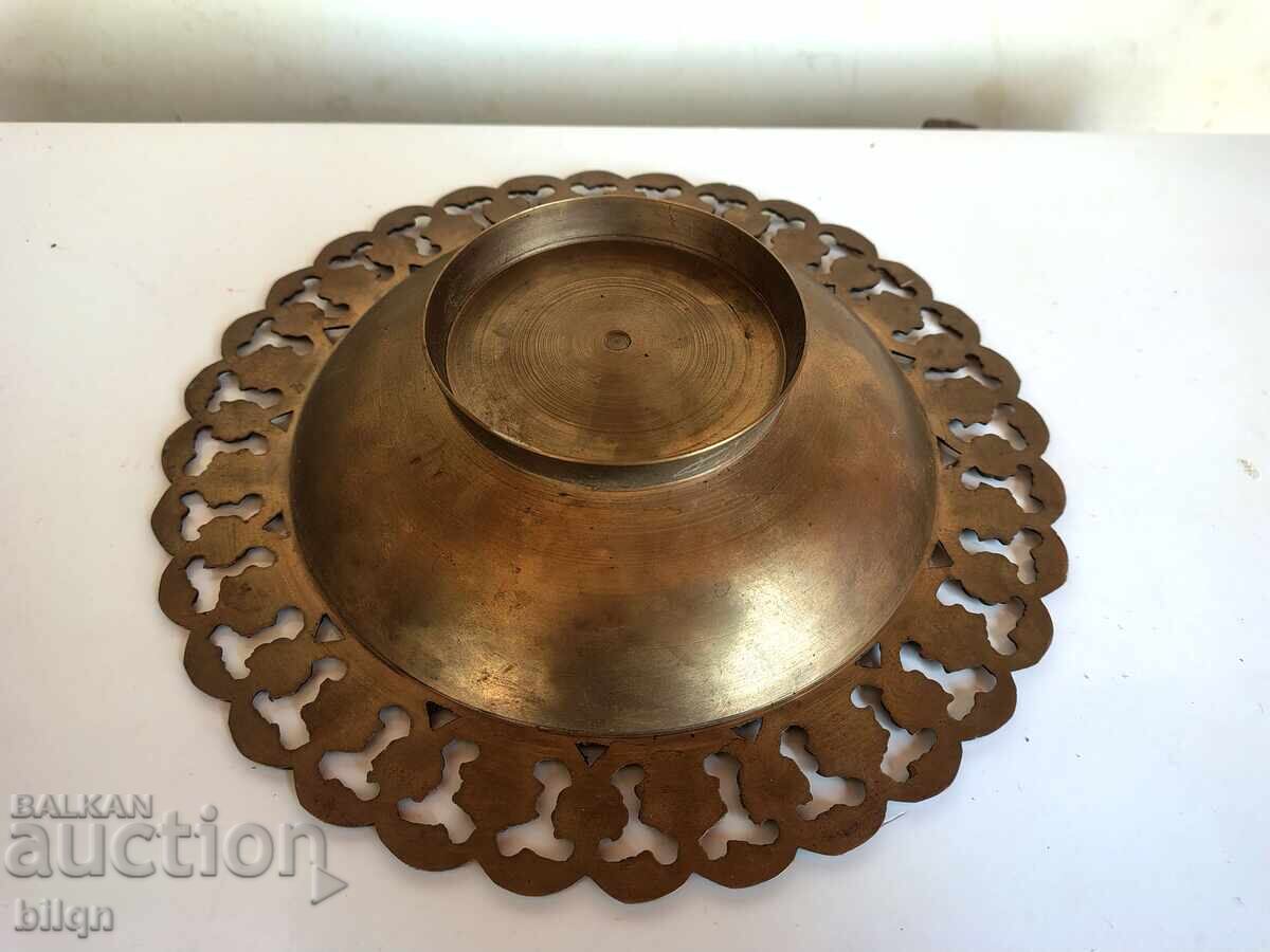 Υπέροχο Παλιό Χάλκινο Σκεύος - Φρουτιέρα - 6