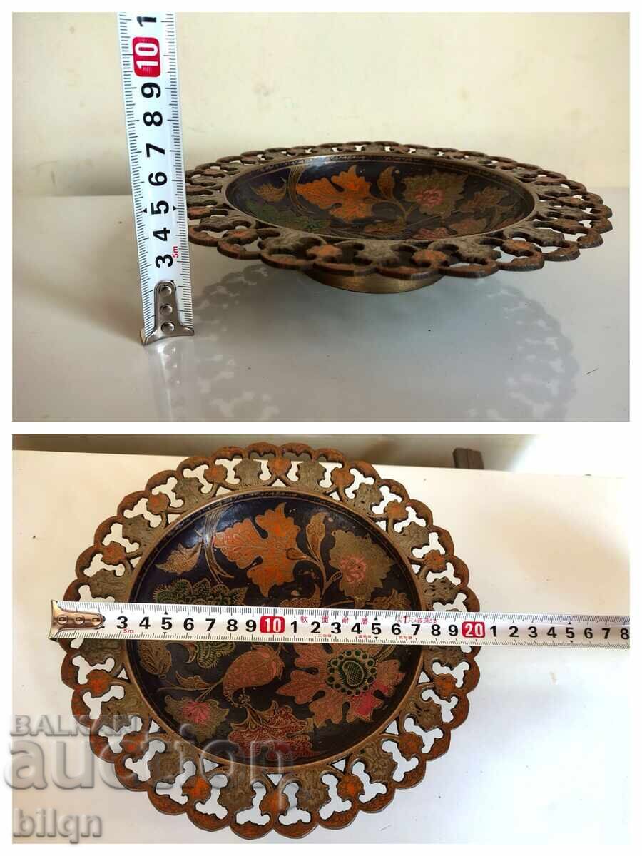 Υπέροχο Παλιό Χάλκινο Σκεύος - Φρουτιέρα - 7