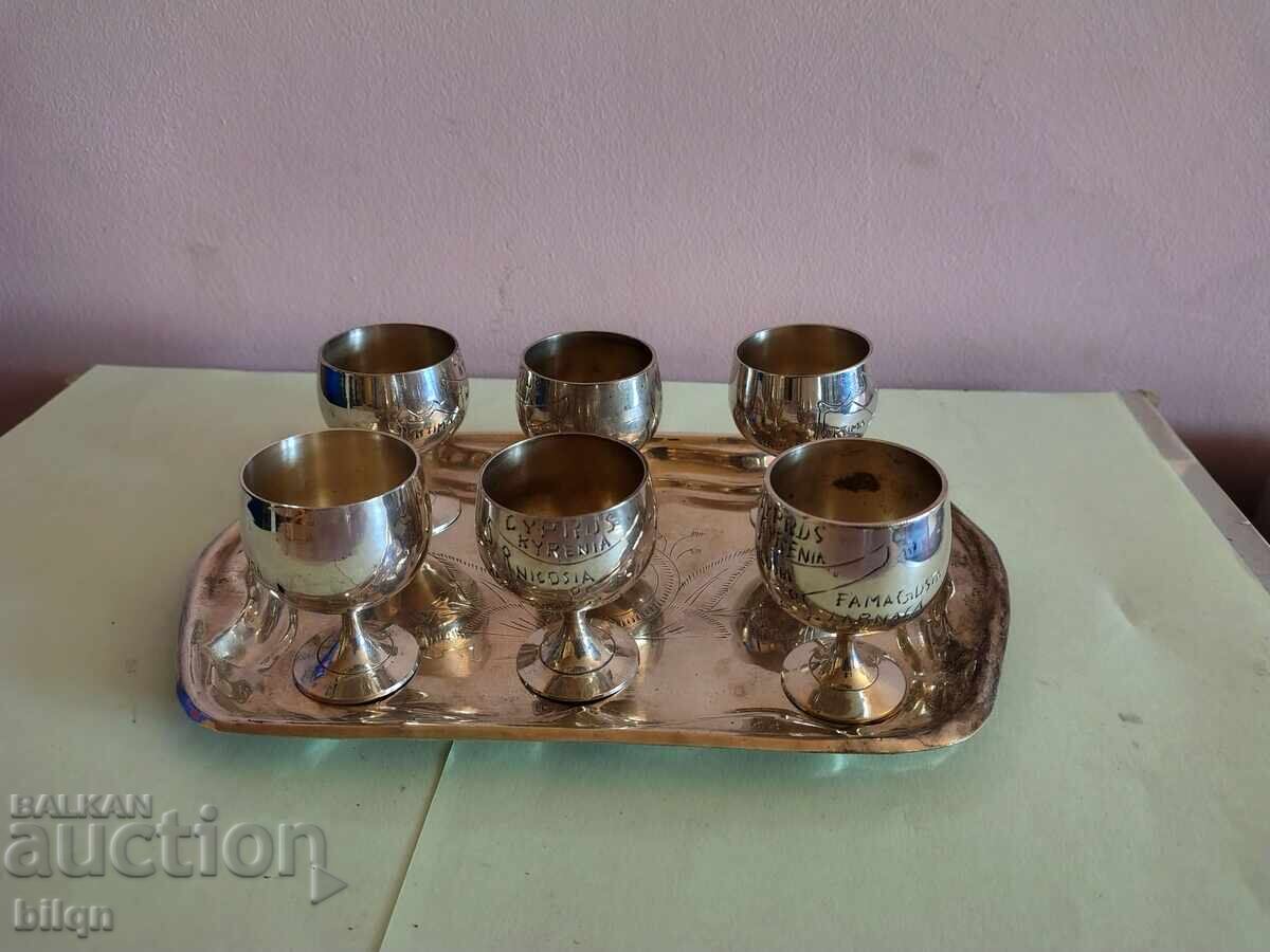 Страхотен Посребрен Сервиз