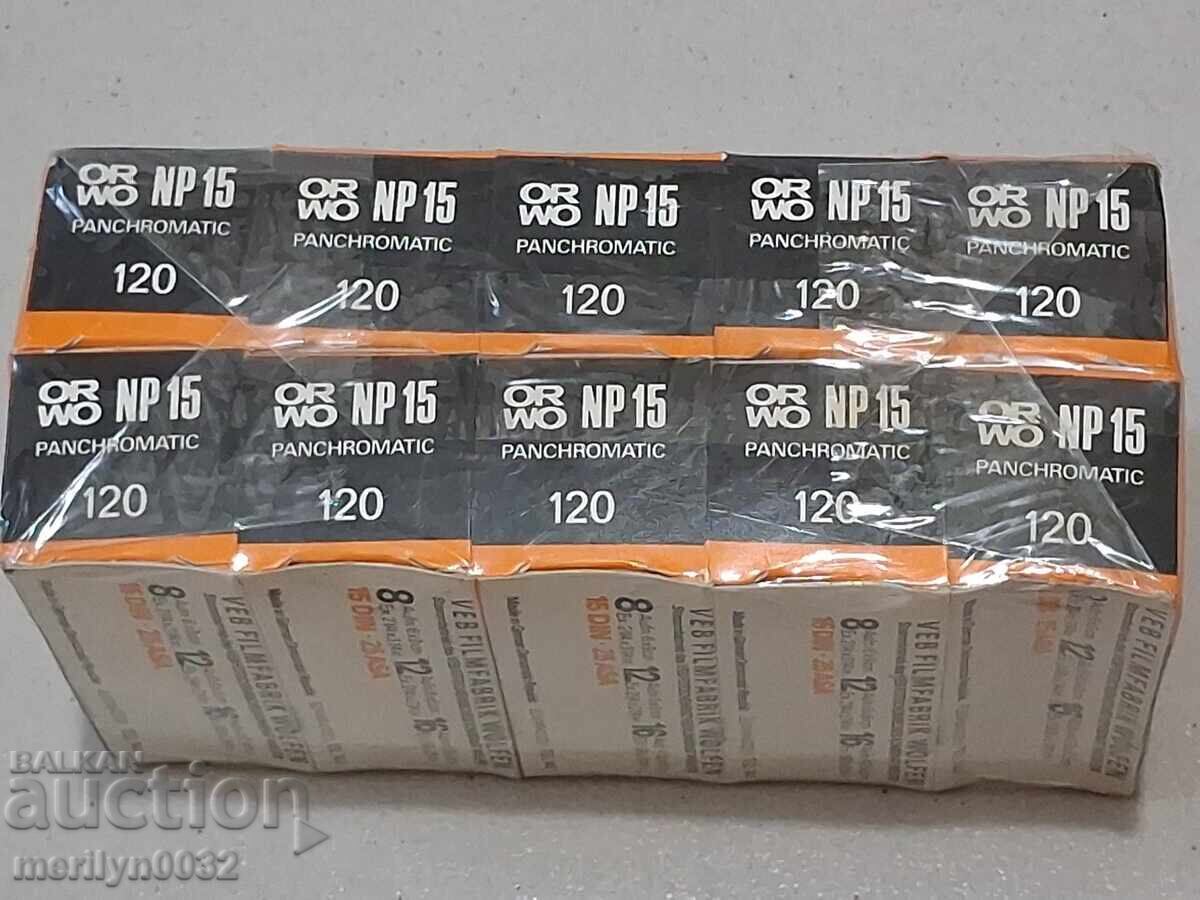 Auction  ORWO GDR Photo Film, GDR, Brand New, UNUSED Film, 10 pcs