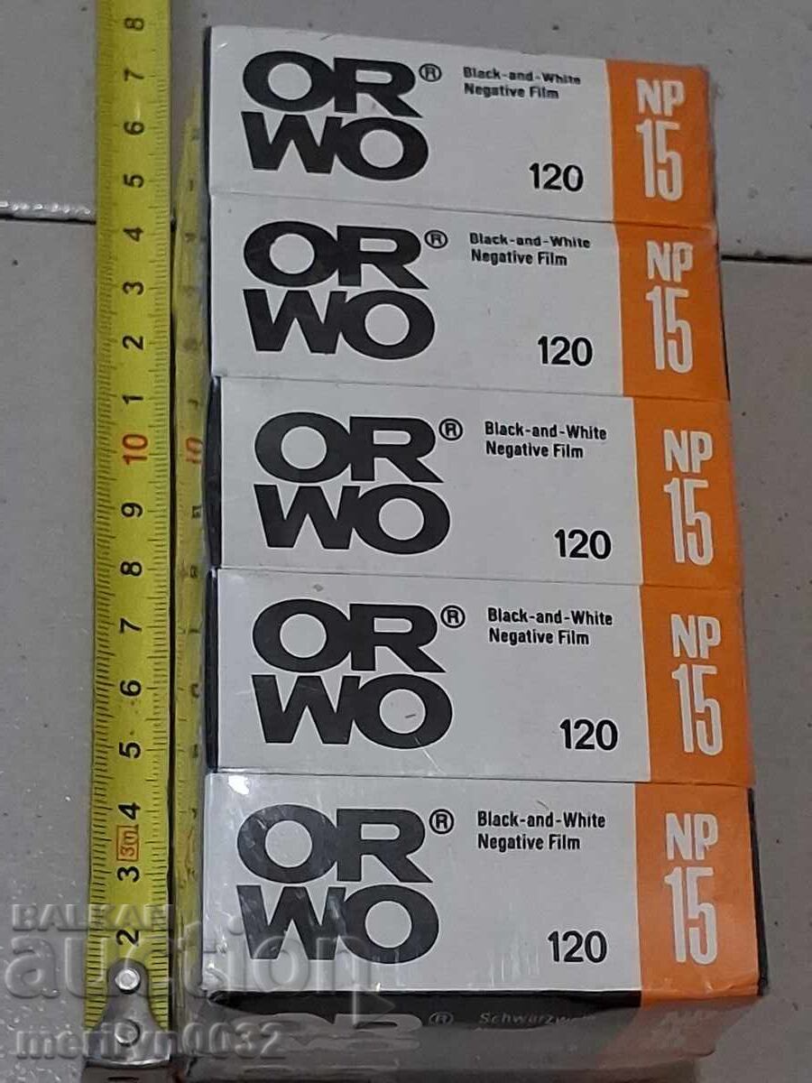 ORWO GDR Photo Film, GDR, Brand New, UNUSED Film, 10 pcs - 5