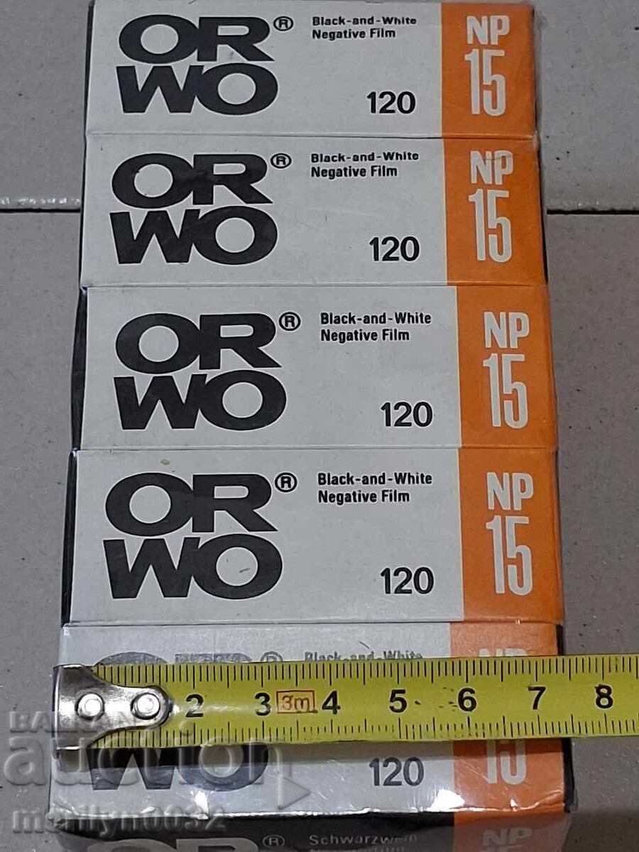 ORWO GDR Photo Film, GDR, Brand New, UNUSED Film, 10 pcs - 6