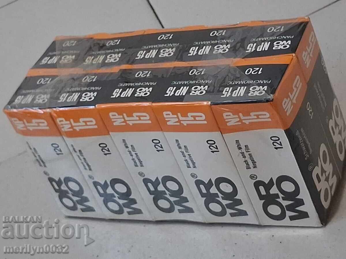 ORWO GDR Photo Film, GDR, Brand New, UNUSED Film, 10 pcs