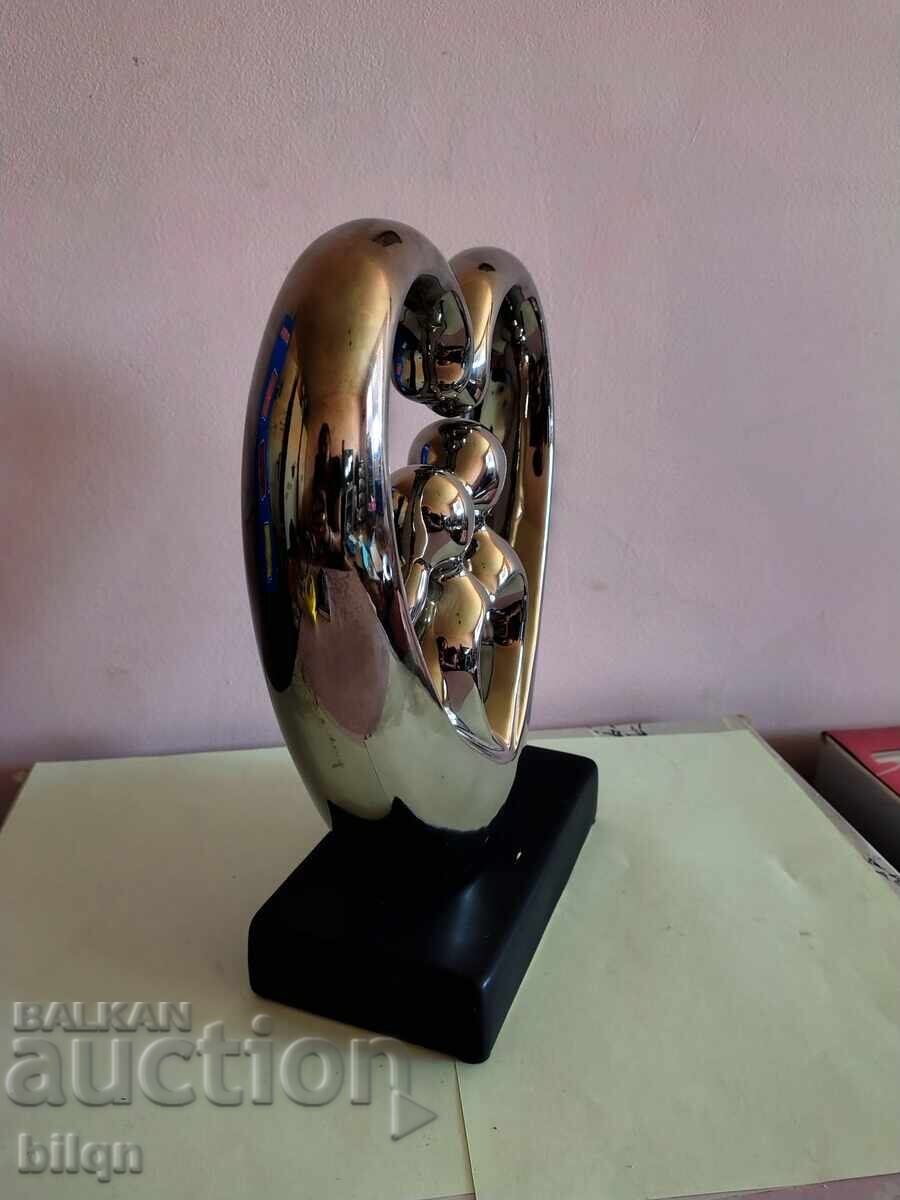 Παράδοση Υπέροχο Γερμανικό Κεραμικό Γλυπτό Καρδιά - Ερωτευμένοι