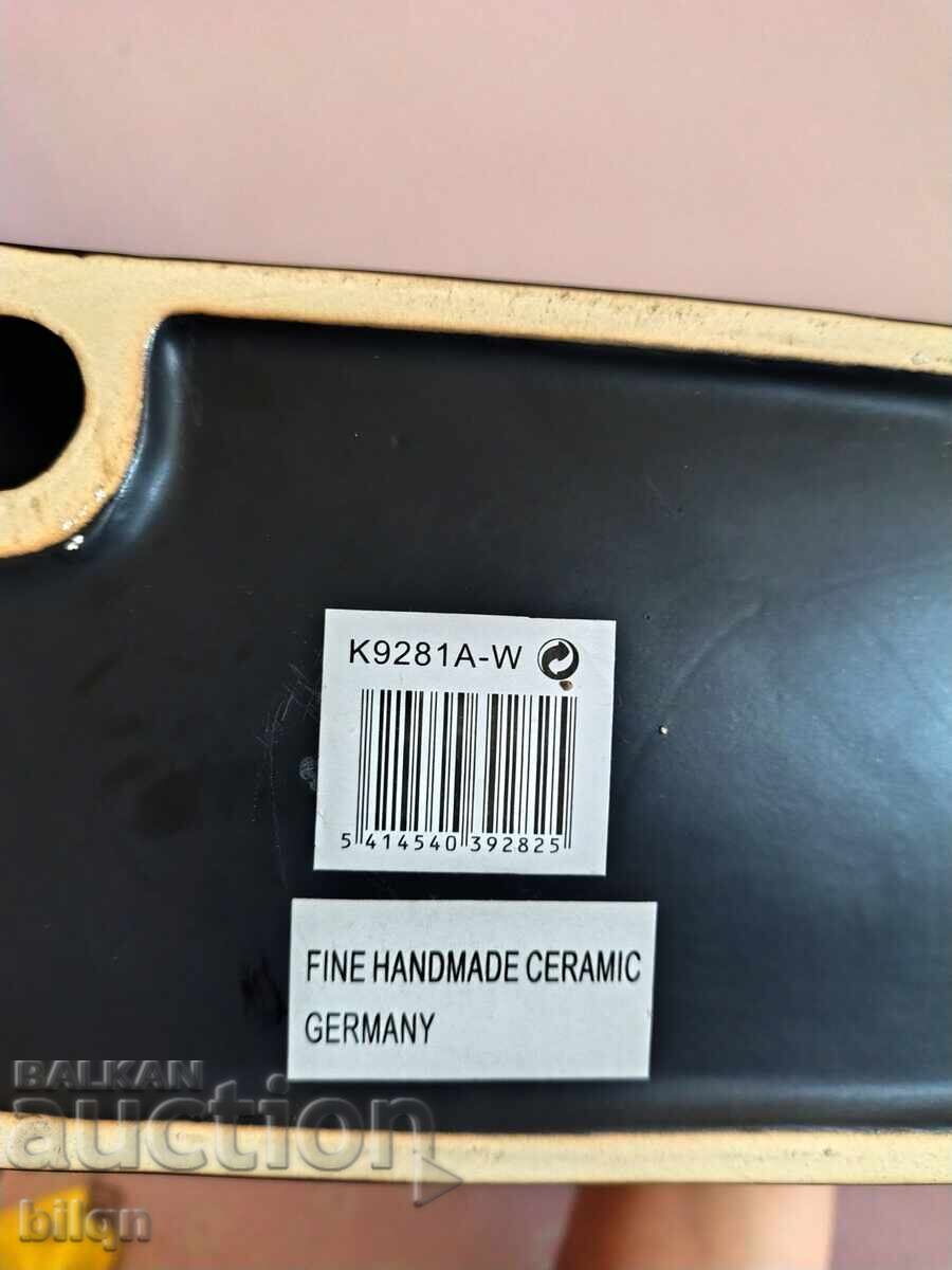 Υπέροχο Γερμανικό Κεραμικό Γλυπτό Καρδιά - Ερωτευμένοι - 5