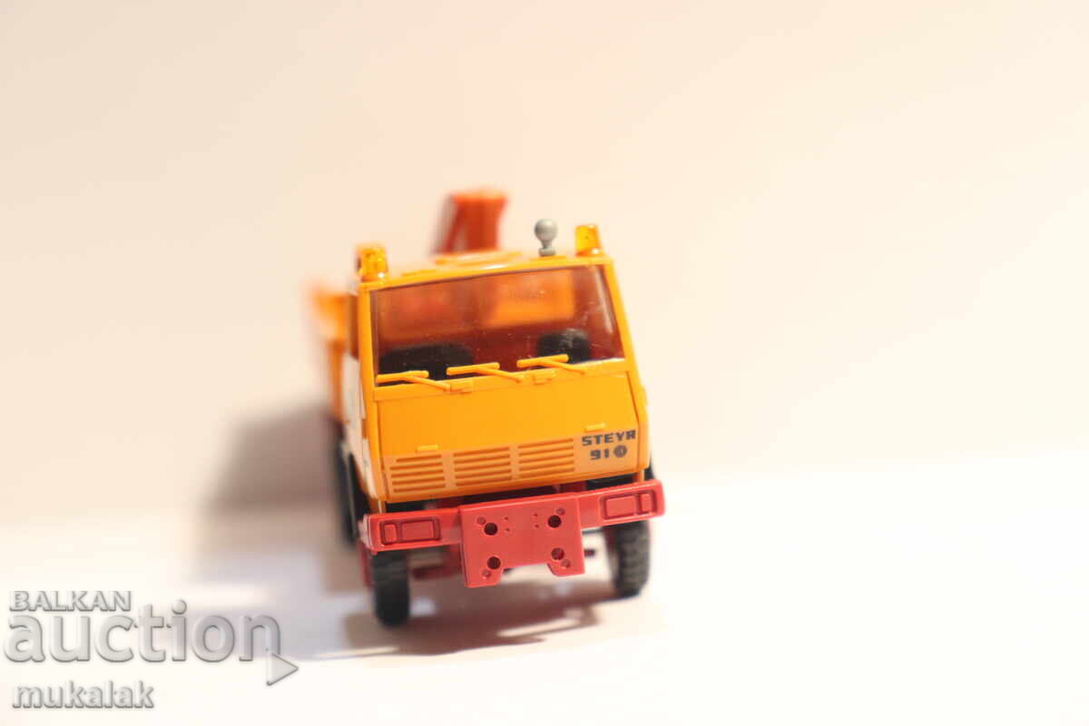 Licitație ROCO H0 1/87 STEYR CAMION MODEL MAȘINĂ DE MARFĂ BASCULANTĂ MACARA Licitație ROCO H0 1/87 STEYR CAMION MODEL MAȘINĂ DE MARFĂ BASCULANTĂ MACARA