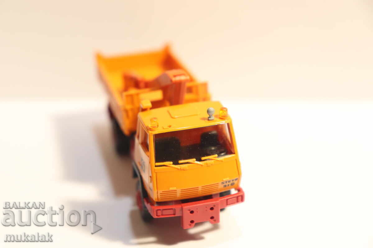 ROCO H0 1/87 STEYR CAMION MODEL MAȘINĂ DE MARFĂ BASCULANTĂ MACARA - 6 ROCO H0 1/87 STEYR CAMION MODEL MAȘINĂ DE MARFĂ BASCULANTĂ MACARA - 6