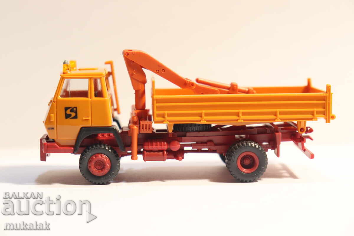 ROCO H0 1/87 STEYR CAMION MODEL MAȘINĂ DE MARFĂ BASCULANTĂ MACARA ROCO H0 1/87 STEYR CAMION MODEL MAȘINĂ DE MARFĂ BASCULANTĂ MACARA