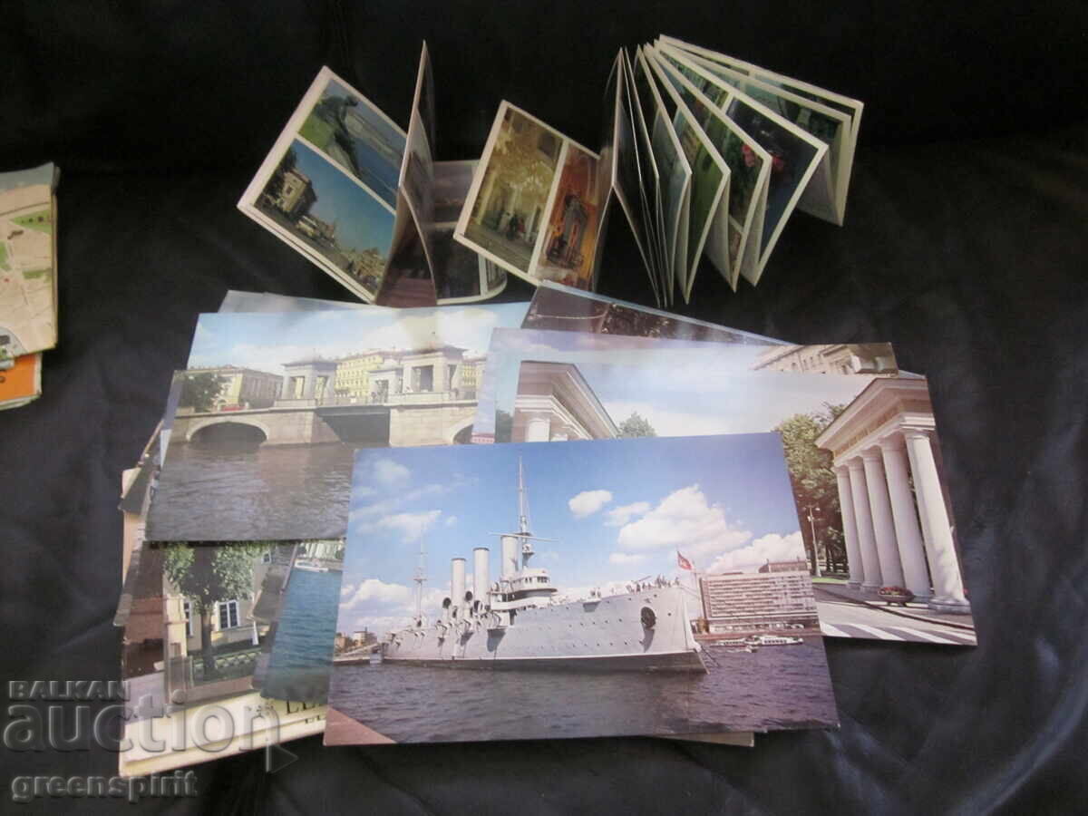 Доставка на Албуми картички карти диплянка Ленинград СССР