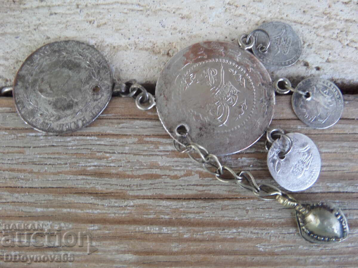 Παλαιά κοσμήματα, ασημένια νομίσματα, ακτσέδες - 2 τμχ με τιμή 90.00 BGN | € 46.02