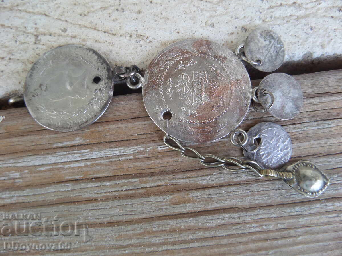 Δημοπρασία Παλαιά κοσμήματα, ασημένια νομίσματα, ακτσέδες - 2 τμχ