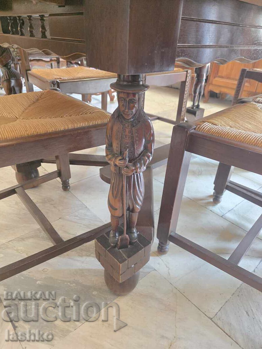 Dining table with 6 chairs - 6 Dining table with 6 chairs - 6