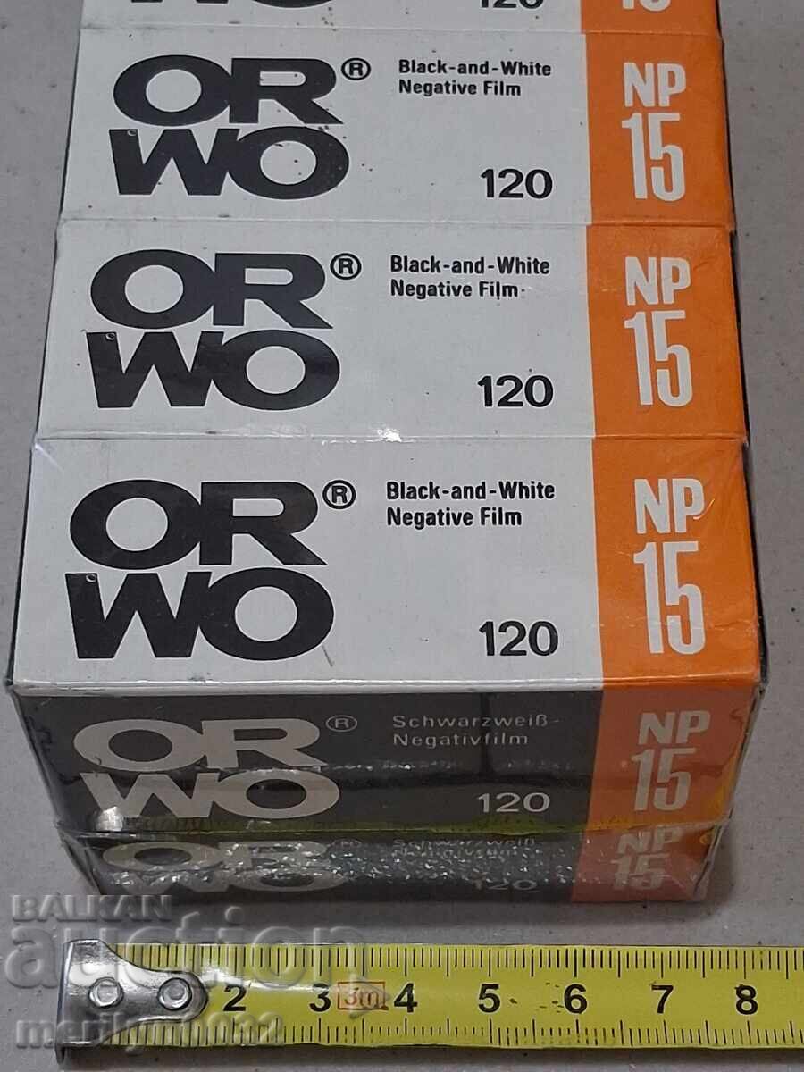 Delivery of ORWO GDR Photo Film, GDR, Brand New, UNUSED Film, 10 pcs