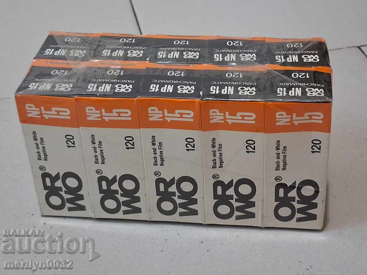ORWO GDR Photo Film, GDR, Brand New, UNUSED Film, 10 pcs