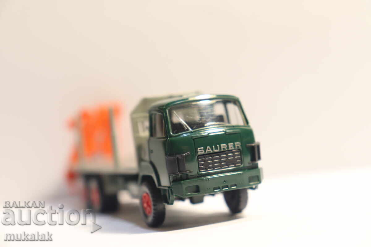 Delivery of RMM H0 1/87 SAURER TRUCK MODEL LOGGING CART