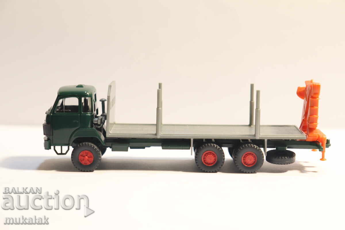 RMM H0 1/87 SAURER TRUCK MODEL LOGGING CART