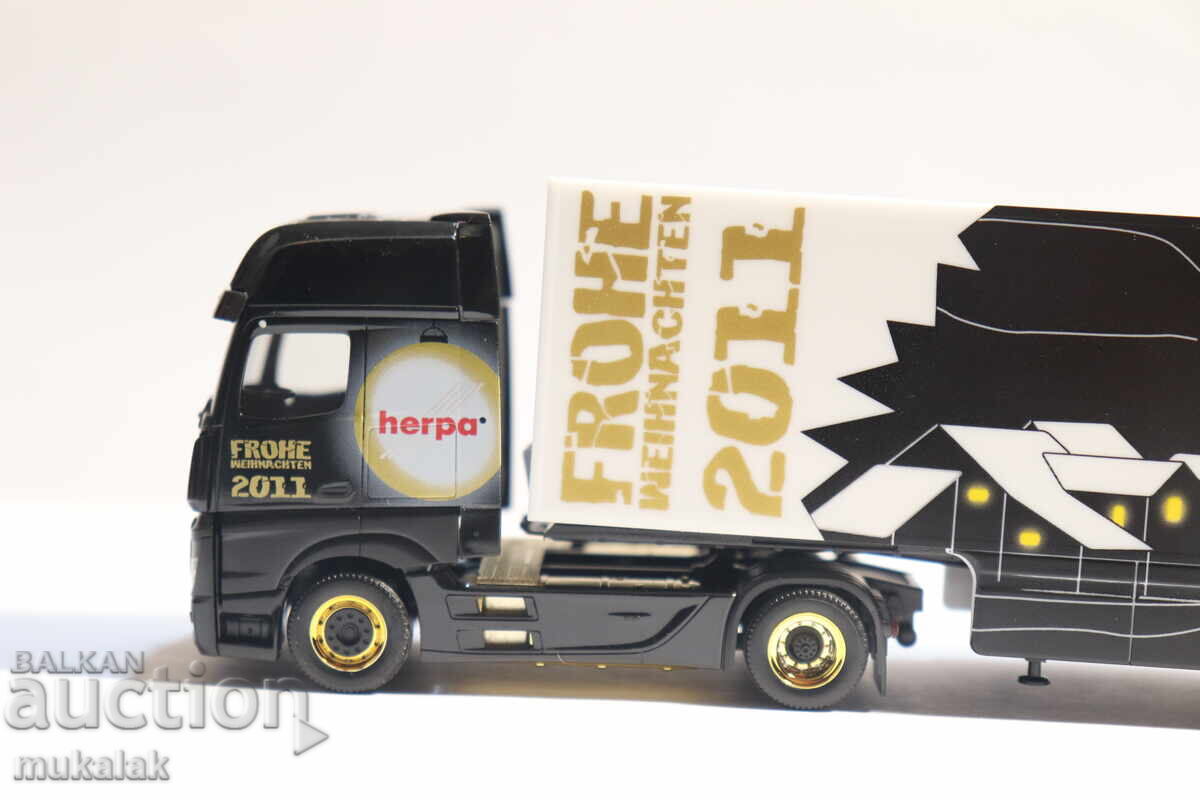HERPA H0 1/87 MERCEDES АCTROS KАМИОН МОДЕЛ ВЛЕКАЧ ТИР с цена 25.00 лв. | € 12.78 HERPA H0 1/87 MERCEDES АCTROS KАМИОН МОДЕЛ ВЛЕКАЧ ТИР с цена 25.00 лв. | € 12.78