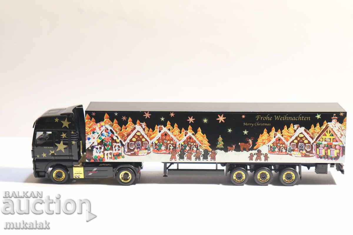 HERPA H0 1/87 MAN TRUCK MODEL TRACTOR TRAILER HERPA H0 1/87 MAN TRUCK MODEL TRACTOR TRAILER