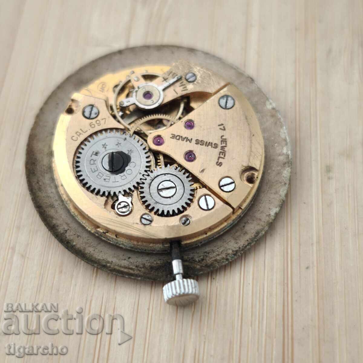 Аукцион Механизъм за мъжки часовник Cortebert