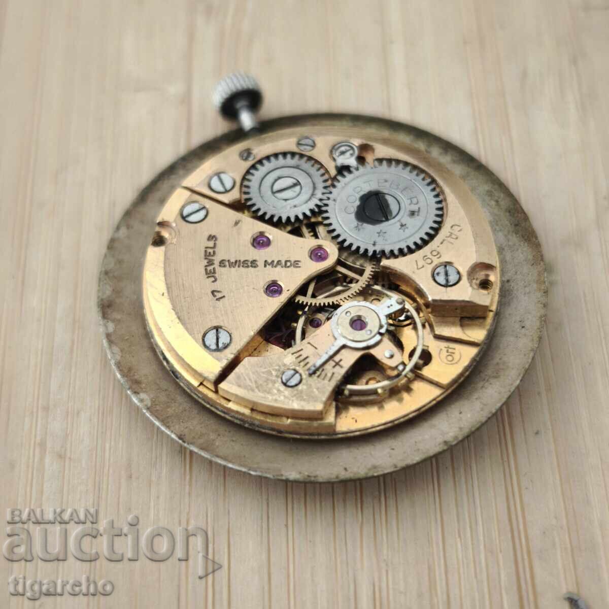 Доставка на Механизъм за мъжки часовник Cortebert