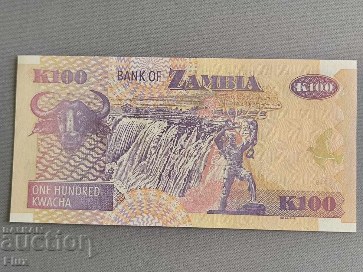Τραπεζογραμμάτιο - Ζάμπια - 100 κβάτσα UNC | 2010 με τιμή 4.00 BGN | € 2.05 Τραπεζογραμμάτιο - Ζάμπια - 100 κβάτσα UNC | 2010 με τιμή 4.00 BGN | € 2.05