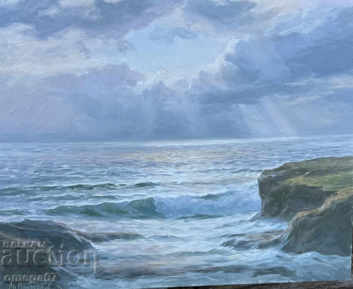 Seascape by A. Panagonov - near Shabla! with price € 150.00 | 293.37 BGN