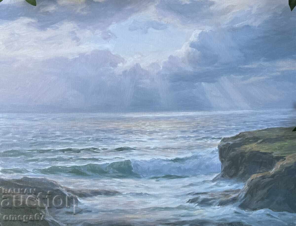 Auction  Seascape by A. Panagonov - near Shabla!