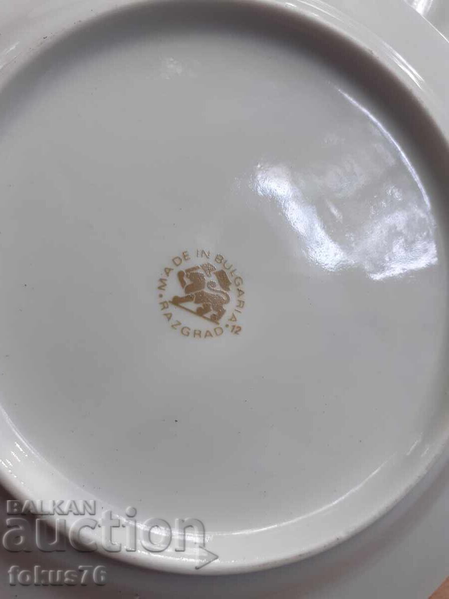 Livrarea Set de farfurii - porțelan bulgăresc - 6 buc. cu farfurie cu pești