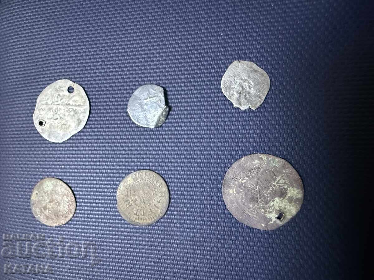 Lot of coins, akche, ship token with price 15.00 BGN | € 7.67 Lot of coins, akche, ship token with price 15.00 BGN | € 7.67