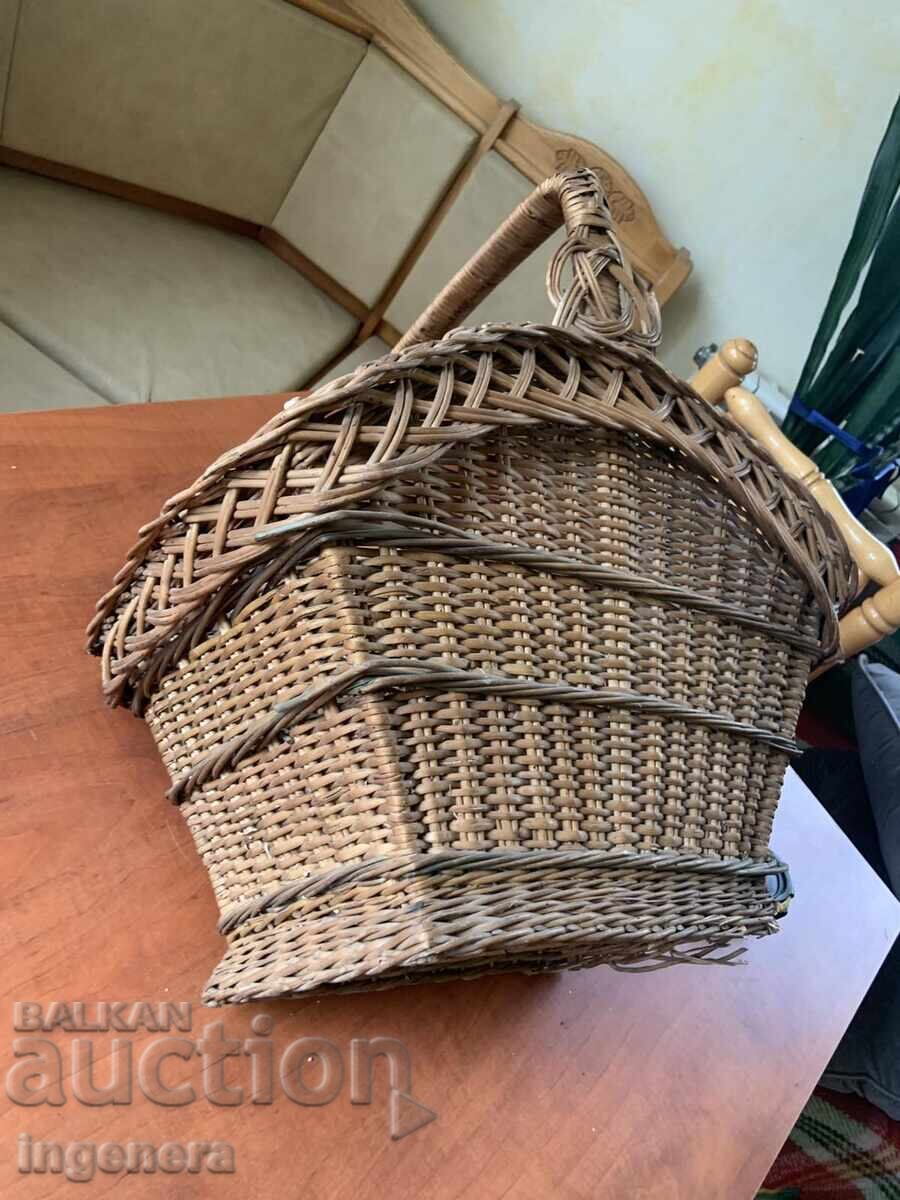 Basket basket woven old big - 6