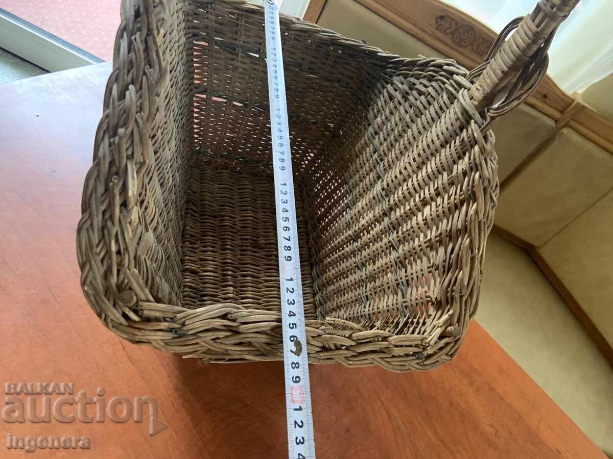 Basket basket woven old big - 7