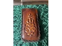 Калъф за очила-кожа,17/8 см